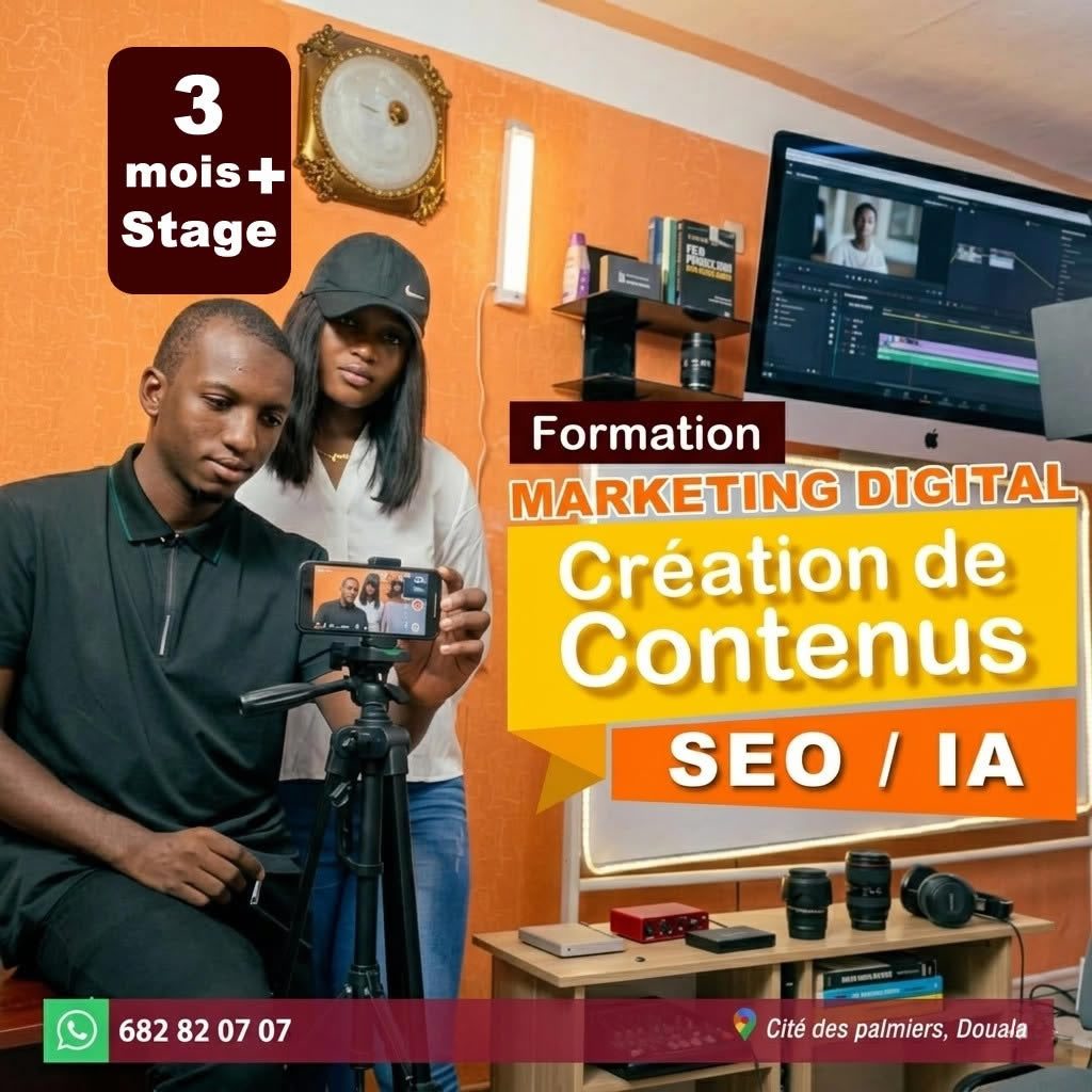 Formation en création de contenu à Douala